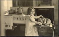 Thumbnail for 'Girl Cooking Fish, San Luis Valley (?)'