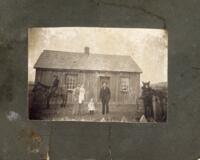 Thumbnail for 'Family in front of a House, San Luis Valley (?)'