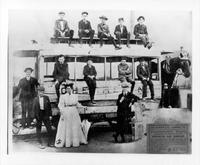 Thumbnail for 'Cherrelyn Horse Car - 1903 - Passengers posing in Horse Car'