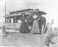 Thumbnail for 'Cherrelyn Horse Car - 1900 (ca.) - Two Ladies in front of Cherrelyn Horse Car'