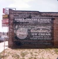 Thumbnail for 'Haire's Grocery & Market sign - 1984 - 3457 S Broadway'