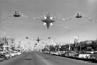 Thumbnail for 'Street View, Broadway - 1965 - View to the North and Holiday Decorations'