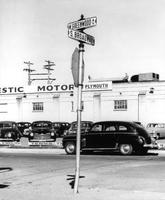 Thumbnail for 'Street View, Broadway & Floyd (Greenwood) - 1949 - Majestic Motors'