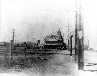 Thumbnail for 'Street View, Santa Fe & Hampden - 1907 - Pap Wyman's Place or Petersburg Inn'