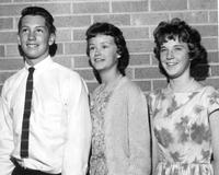 Thumbnail for 'School, Sinclair Junior High - 1963 - Newly elected 9th Grade Officers'