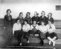 Thumbnail for 'School, Englewood Junior High School - 1921 - Girls Basketball Team'