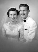 Thumbnail for 'Wegner, Mr. & Mrs. Fred - 1957 - Wedding Photo'