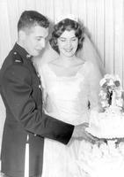 Thumbnail for 'White, Tom & Joy - 1957 - Wedding Photo'