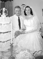 Thumbnail for 'Seely, Mr. & Mrs. Warner - 1957 - Wedding Photo'