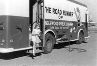 Thumbnail for 'Englewood Public Library Bookmobile - 1968 - At Alice B. Terry School in Sheridan'