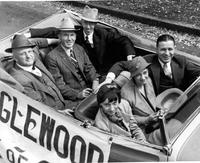 Thumbnail for 'Abbott,  J. E. and others riding in a car - 1930 (ca.)'