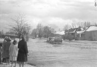 Thumbnail for 'Flood of 1963 - Ladies looking down the street'