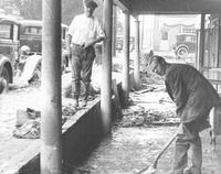 Thumbnail for 'Flood of 1927 - Men working on cleanup'