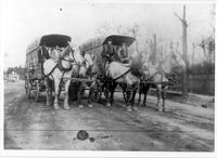 Thumbnail for 'Maddox Ice Company - 1915 - Two Horse-drawn Ice Wagons'