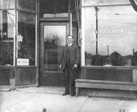 Thumbnail for 'Mackin Funeral Parlor - 1920 (ca.) - Exterior View with J. J. Mackin'