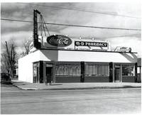 Thumbnail for 'M-D Pharmacy - 1947 (ca.) - Shared a building with the Magnet Inn'