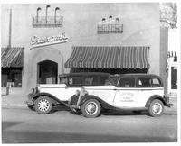 Thumbnail for 'Graham's Furniture - 1930 (ca.) - Harry's Cabs parked in front'