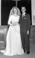 Thumbnail for 'Braun, Elvin & Sheila Rae - 1963 - Wedding Photo'
