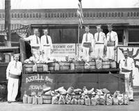 Thumbnail for 'Thanksgiving Baskets - 1930 (ca.) - Courtesy of the V.F.W and Axtell Trucking Company'