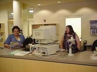 Thumbnail for 'Englewood Public Library - 2000 - Roylene and Pam at the Circulation Desk'