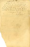 Thumbnail for 'Letter from John D. Filson concerning timber fire, 1898'