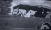 Thumbnail for 'Ella Smith in nephew, Leo Daugherty's automobile'