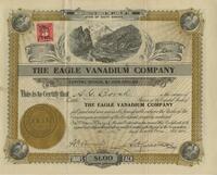 Thumbnail for 'The Eagle Vanadium Mining & Milling Company Stock Certificate'