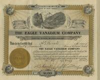 Thumbnail for 'The Eagle Vanadium Mining & Milling Company Stock Certificate'