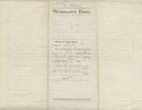 Thumbnail for 'Warranty deed from Mary Borah to Alfred Borah'