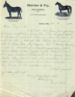 Letter from Frank Doll to Lucy Doll, November 9, 1899