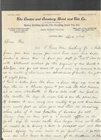 Letter from Hiram Doll to Frank Doll, December 11, 1899