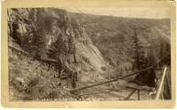 Thumbnail for 'Eagle River Canon below Gilman, Looking Up, ca. 1885'