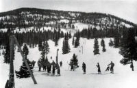 Ski troops at Cooper Hill