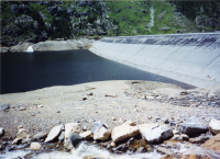 Homestake Dam spillway