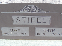 Adam and Edith Stifel