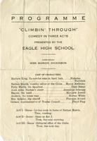 Thumbnail for 'Climbin' Through - program of high school performance'