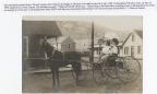Thumbnail for 'Photo postcard of two women sitting in a horse drawn carriage in Silverton, Co.'
