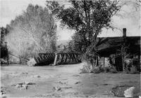 Thumbnail for 'Portion of Railroad Bridge and Crader Residence in Flood of 1911'