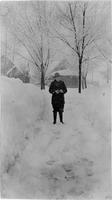 Thumbnail for 'Child Standing in Snowy Path'