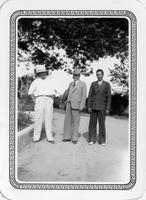 Thumbnail for 'Three Men Standing in Driveway (Durango, Colo.)'