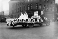 Thumbnail for 'Two Red Cross Women on a Float in an Armistice Day Parade in Durango (Colo.)'