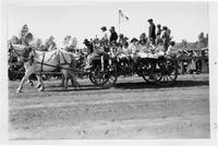 Thumbnail for 'Horse-Drawn Wagon in a Parade at the Bayfield (Colo.) Fair'