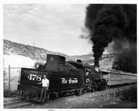 Thumbnail for 'Wayne Lee and Engine #478 Turning the Silverton Train Around in the Durango (Colo.) Yard'