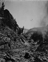 Thumbnail for 'Mountain Railroad Curve, Possibly in Eagle Canon (Colo.)'