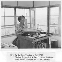 Thumbnail for 'Mrs. Hazel Cooper, Devil Mtn. Lookout '