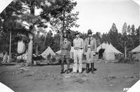 Army Officers attached to Camp F28-C (Lts. Knealey, Maus, unknown) 