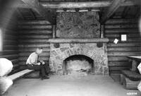 Thumbnail for 'Interior of the Mancos Hill Winter sports Area shelter house'