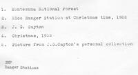 Thumbnail for 'Rico Ranger Station at Christmas time (Dolores District  (2)'