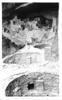 Thumbnail for 'View from southern end of Cliff Palace, kivas in foreground, Mesa Verde National Park, Colorado'