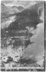 Thumbnail for 'Moonlight view Camp Bird Mill Fire, following snowslide of March 17, 1906'